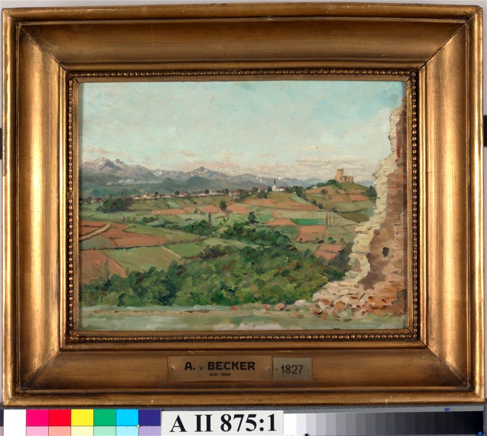 Adolf von Becker - Landscape Study - A II 875-1 - Finnish National Gallery