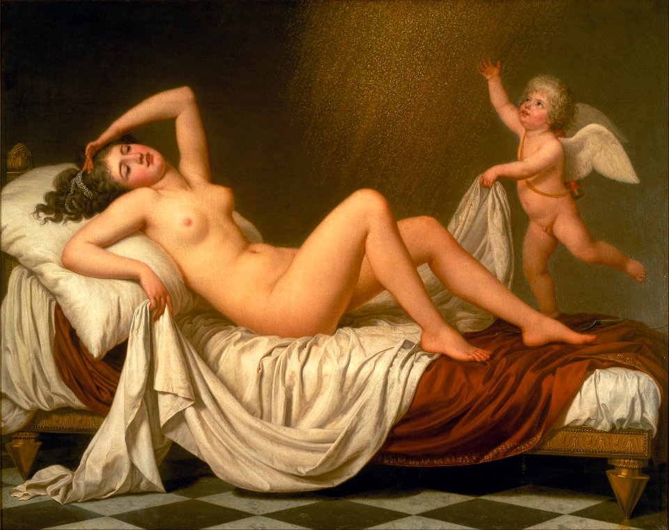 Adolf Ulrik Wertmüller - Danaë and the Shower of Gold - Google Art Project