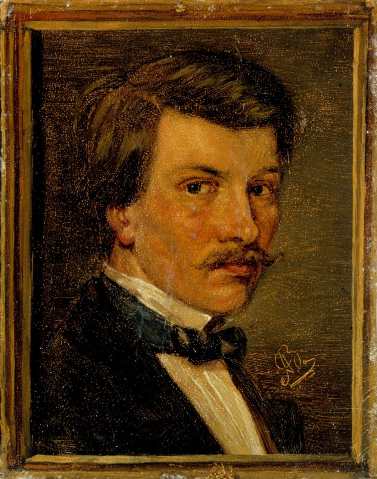 Adolf von Becker - Self-Portrait - A II 1107 - Finnish National Gallery