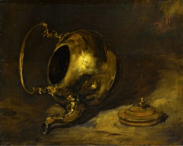 Adolph Menzel - Umgestürzter Teekessel (1856)