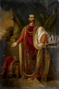 Adolf von Schallberg Kaiser Franz Joseph I 1860