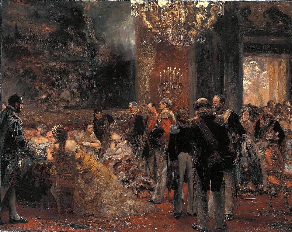 Adolph von Menzel - Ballpause - 9238 - Bavarian State Painting Collections