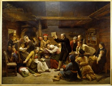 Adolph Tidemand - The Fanatics - Fanatikerna - Nationalmuseum - NM 1319