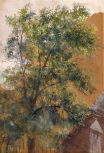 Adolph von Menzel Blick aus dem Atelierfenster in der Marienstraße