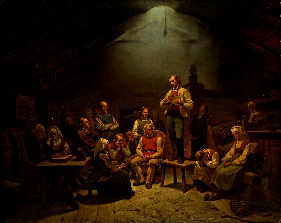 Adolph Tidemand - Low Church Devotion - Google Art Project (9QGXjFzX4Caijw)