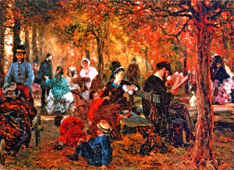 Adolph-von-Menzel---Im-Jardin-du-Luxembourg