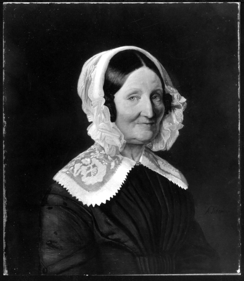 Adolph Tidemand - Johanne Henriette Tidemand - Norsk portrettarkiv - Riksantikvaren - T000226