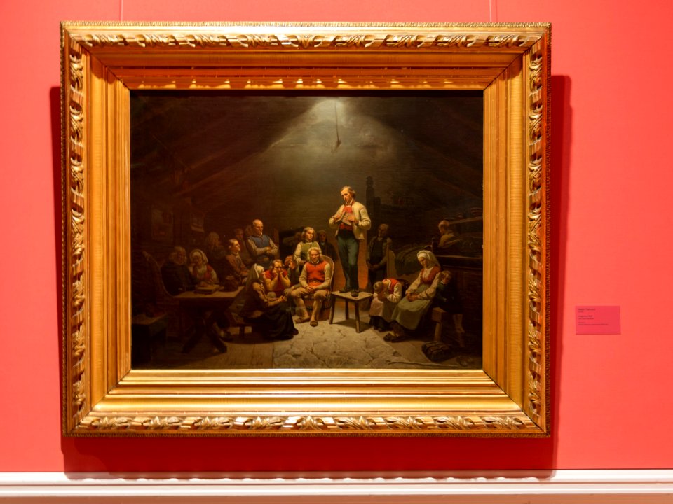 Adolph Tidemand - Low Church Devotion - Haugianerne - IMG 9653-nasjonalmuseet oslo