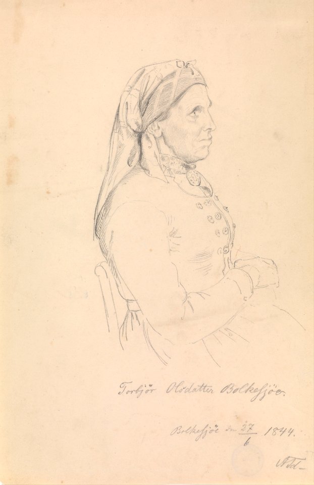 Adolph Tidemand - Torbjørg Olsdatter Bolkesjø - Google Art Project