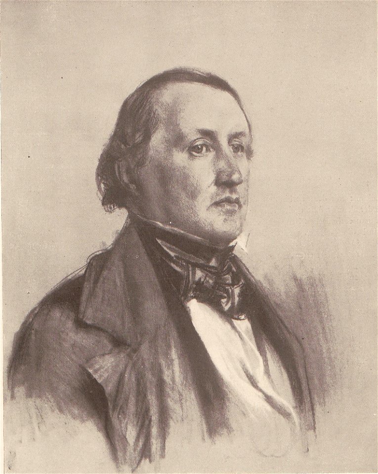 Adolph von Menzel - Bildnis Baron Alexander von Ungern-Sternberg. Pastell