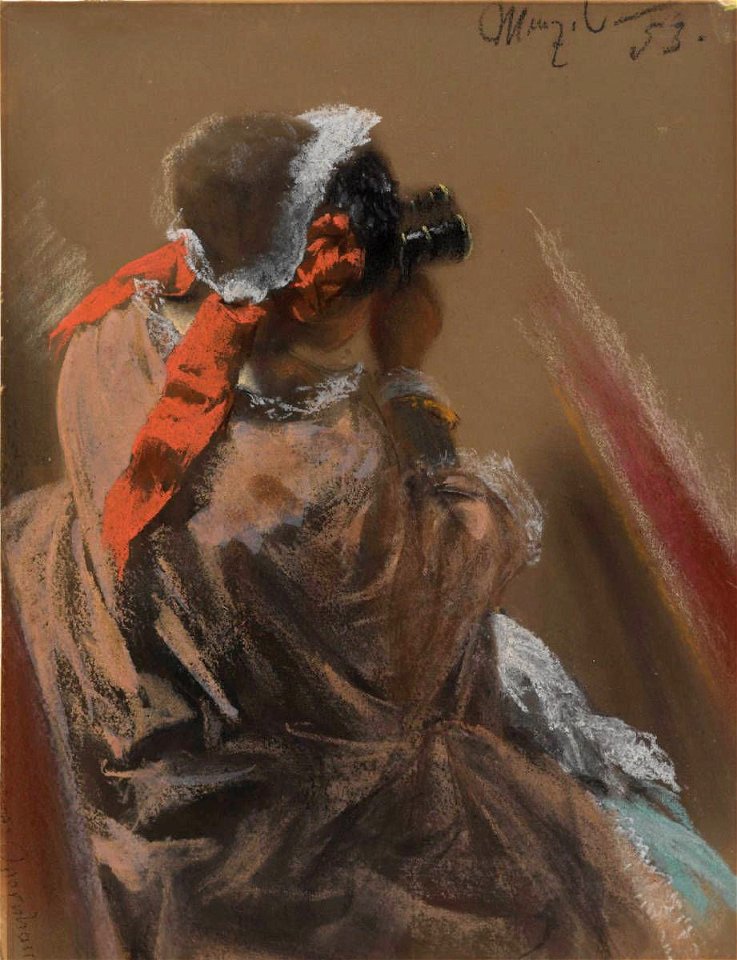 Adolph von Menzel Opernball Studie 1853
