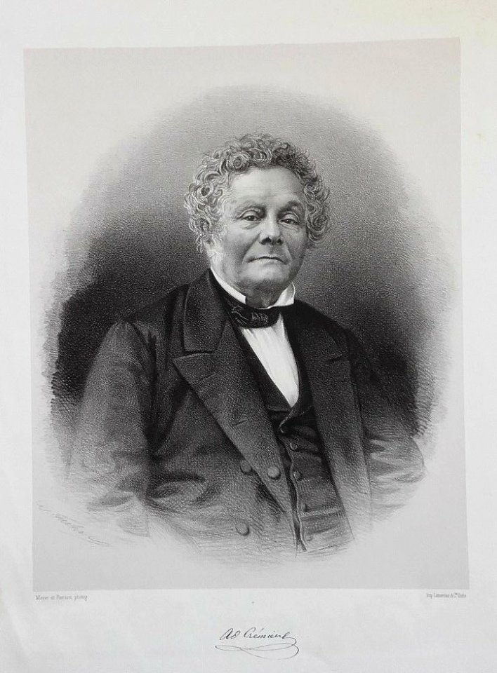 Adolphe Crémieux - Panthéon des illustrations françaises au XIXe siècle