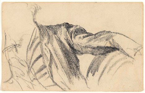 Adolph von Menzel Studie Schulter und Arm