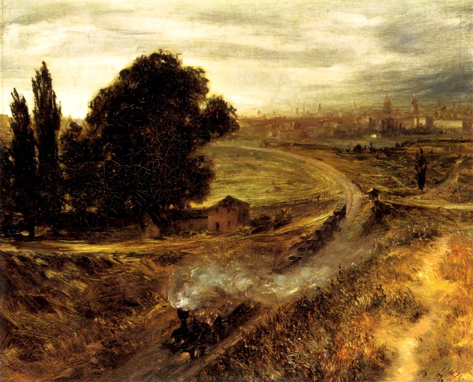 Adolph von Menzel - The Berlin-Potsdam Railway - WGA15048