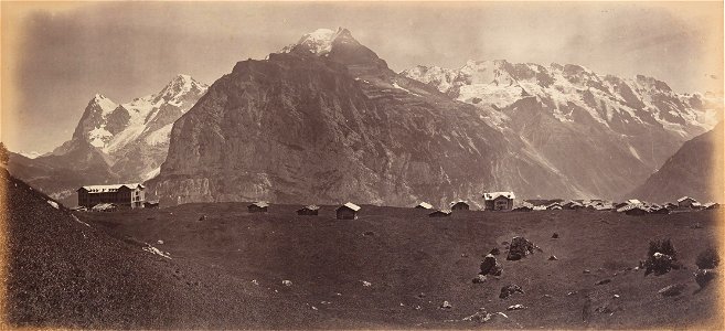 Adolphe Braun Panorama Mürren c1865