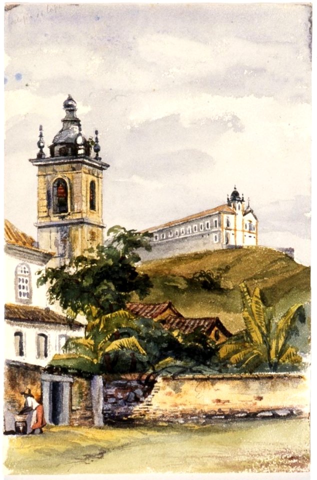 Adolphe d'Hastrel - Igreja da Lapa e Covento de Santa Tereza