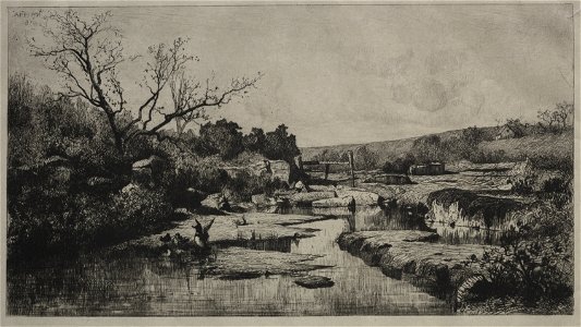 Adolphe Appian (French, 1818-1898) - Source of the Albarine - 1918.80 - Cleveland Museum of Art