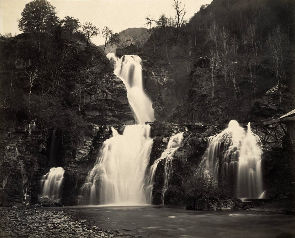Adolphe Braun - Falls of the Reichenbach - Google Art Project