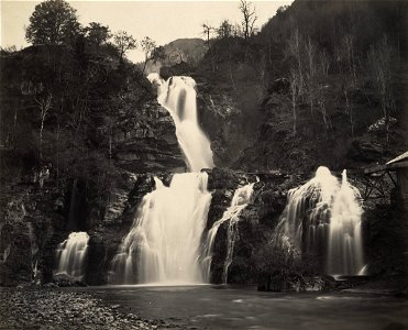 Adolphe Braun - Falls of the Reichenbach - Google Art Project. Free illustration for personal and commercial use.