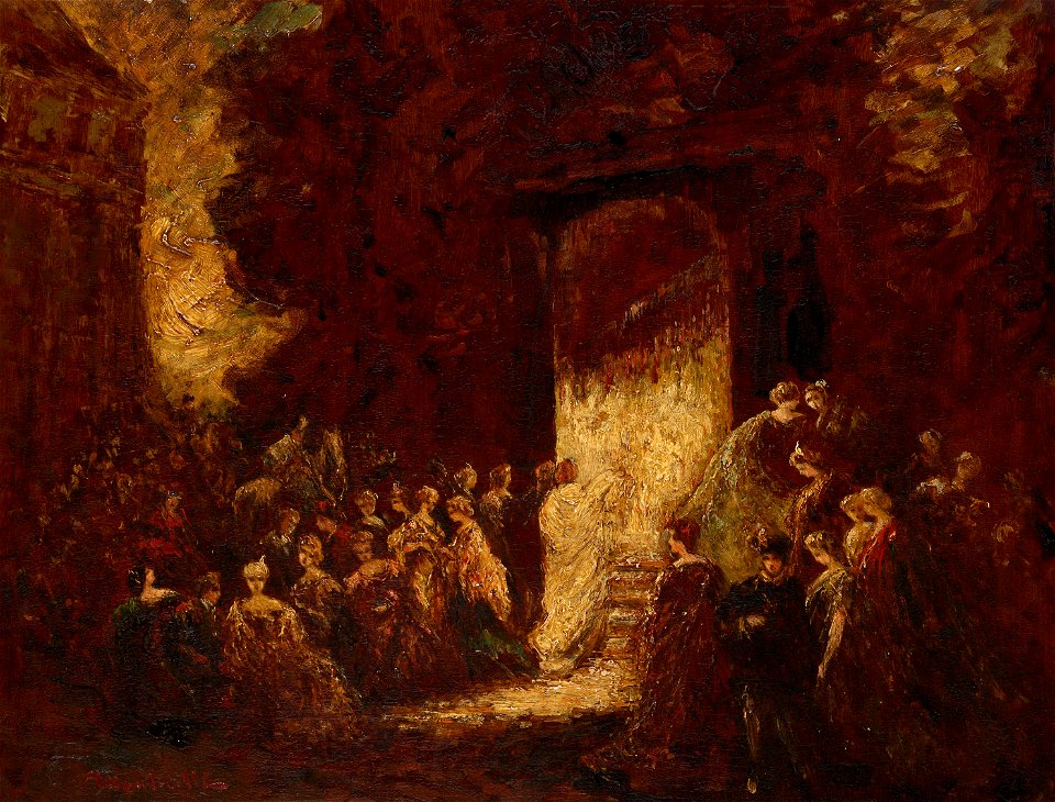 Adolphe Joseph Thomas Monticelli - Fête d'Après-Midi - 1987.92.2 - Art Institute of Chicago
