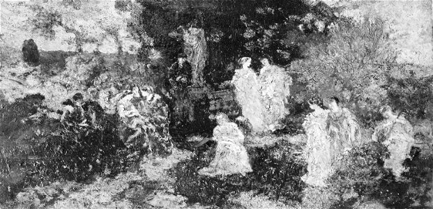 Adolphe Joseph Thomas Monticelli - The Princesses - 1947.97 - Art Institute of Chicago
