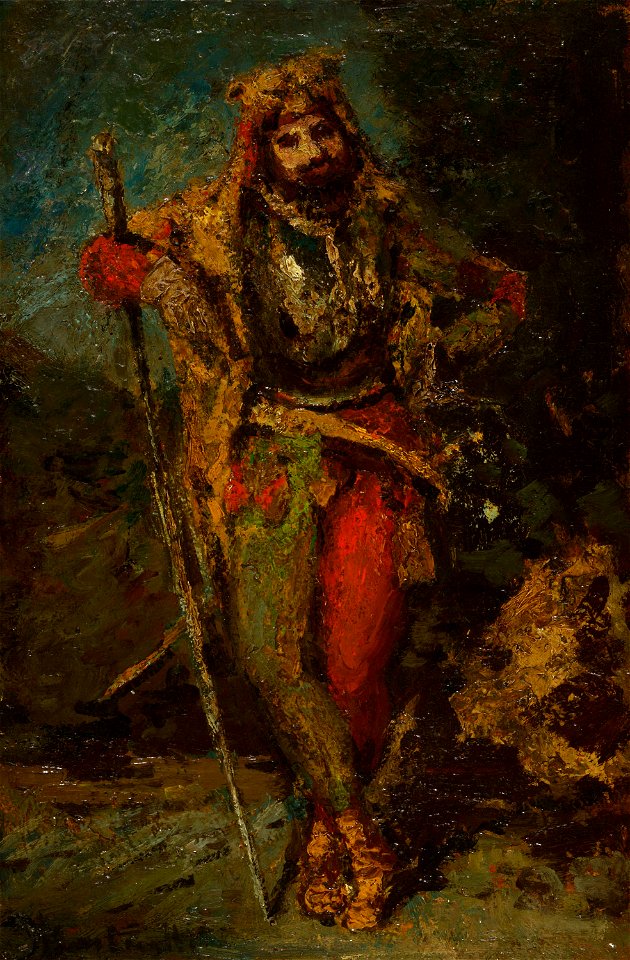 Adolphe Joseph Thomas Monticelli - Mephisto from the Opera Faust - 1984.1493 - Art Institute of Chicago