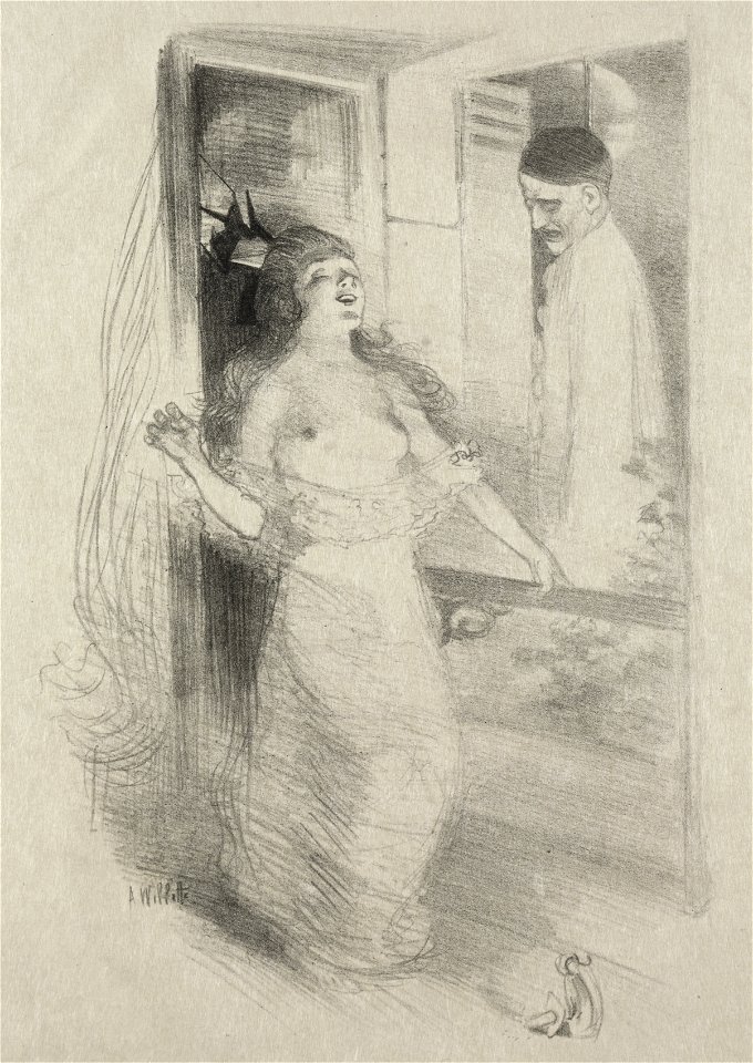 Adolphe Léon Willett (French, 1857-1926) - Pierrot - 1941.546 - Cleveland Museum of Art