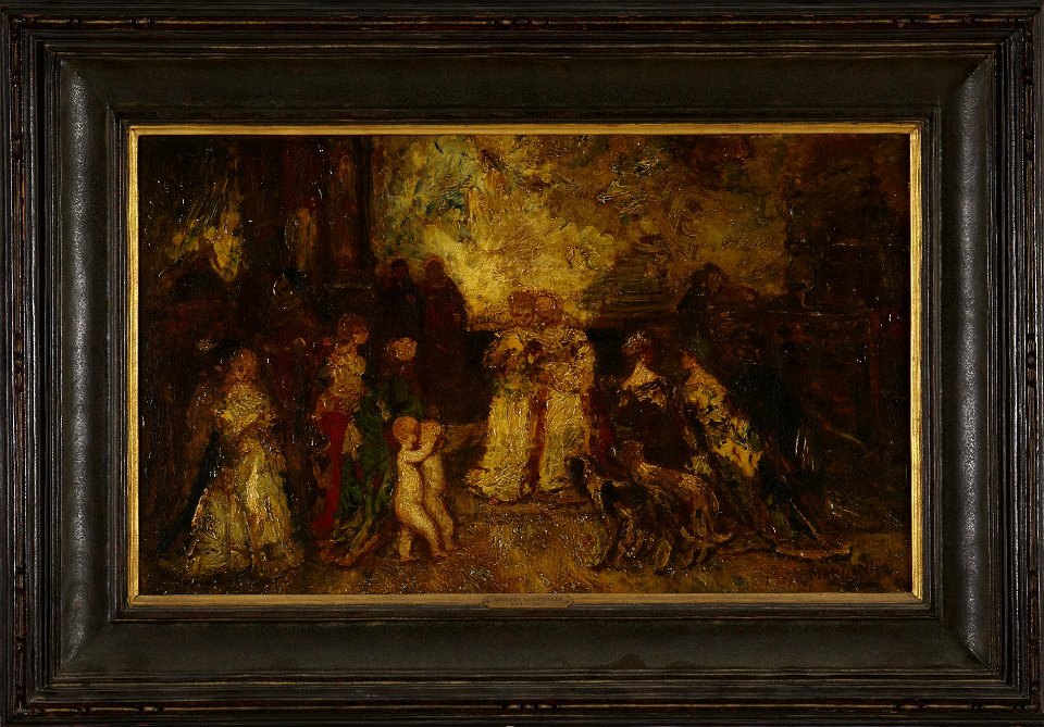 Adolphe Monticelli - Garden Party - y1953-15 - Princeton University Art Museum