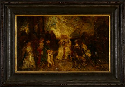 Adolphe Monticelli - Garden Party - y1953-15 - Princeton University Art Museum