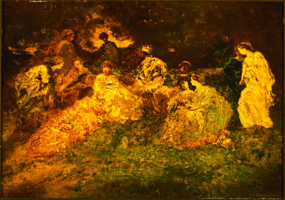 Adolphe Monticelli - Fete Champetre - Google Art Project