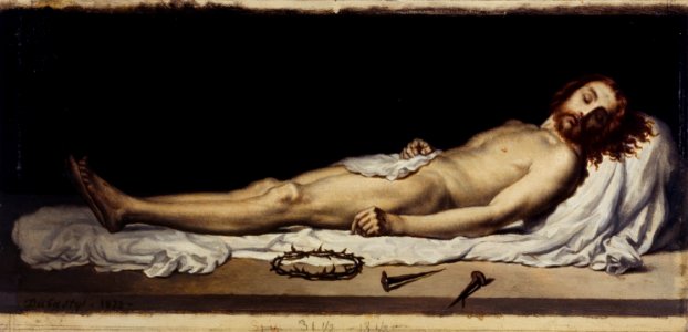 Adolphe-Henri Dubasty - Esquisse pour l'église de Malakoff , Le Christ mort - PPP4567 - Musée des Beaux-Arts de la ville de Paris