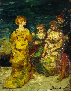 Adolphe Monticelli, Subject Composition, ca. 1870-90