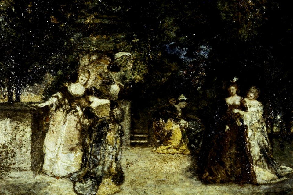 Adolphe Monticelli - Garden Party - 35.7.51 - Minneapolis Institute of Arts