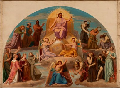 Adolphe Roger - Esquisse pour l'église Sainte-Elisabeth , Le Jugement Dernier - PPP4768 - Musée des Beaux-Arts de la ville de Paris