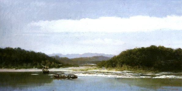 Adolphe Potemont - Fundos da Baía de Guanabara