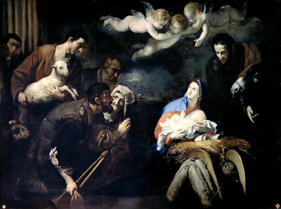 Adoración de los pastores, de Juan Dò (Real Academia de Bellas Artes de San Fernando)