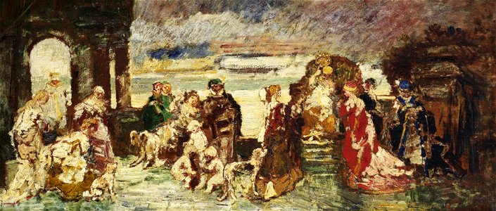 Adolphe-monticelli-fte-sur-les-bords-de-ladriatique