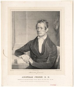 Adoniram Judson, D.D. - Lith. print by Nagel & Mayer, N.Y. ; drawn on stone by J.L. Magee. LCCN2013645310