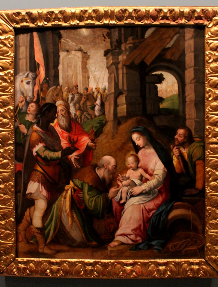Adoración de los Reyes Magos, de Pablo Esquert. (Museo de Zaragoza)