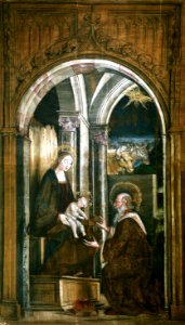 Adoración del Primer Mago, de Pedro Berruguete (Museo del Prado)