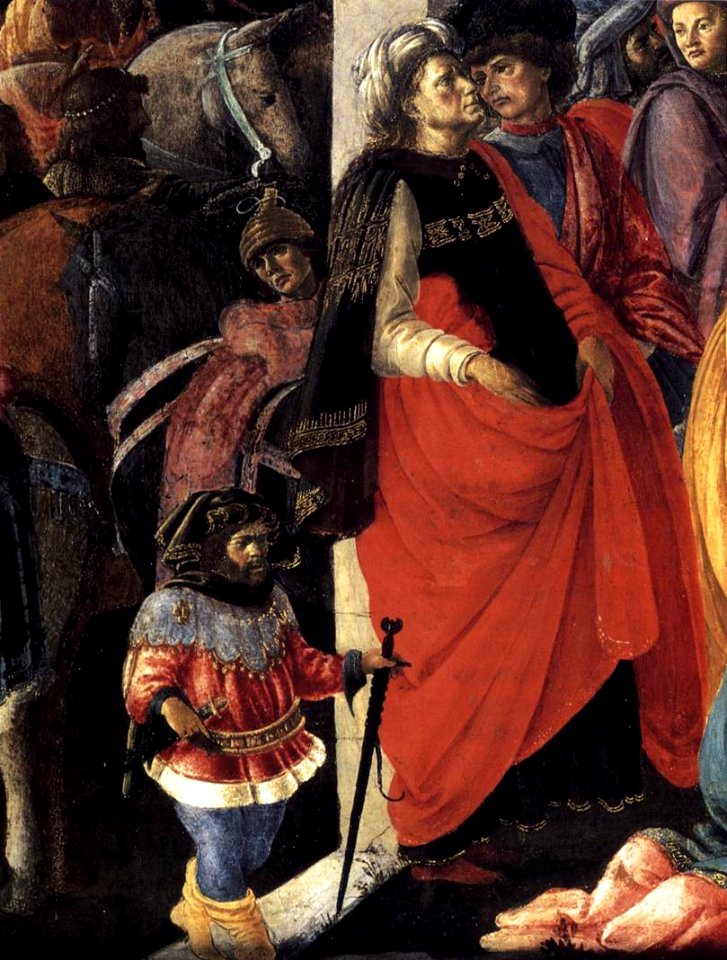 Adoration Of The magi detail