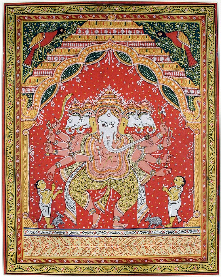 Adoration of Five-headed Ganesha (6125065614)