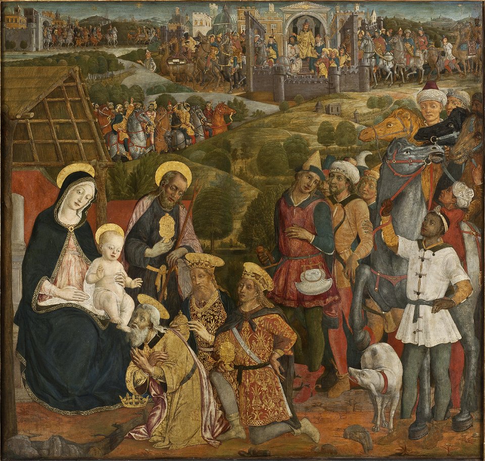 Adoration of the Magi (Guidoccio Cozzarelli) - Nationalmuseum - 17164
