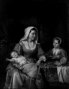 Adriaan de Lelie - Mother and Two Children with Still Life - 1984.18 - Art Institute of Chicago