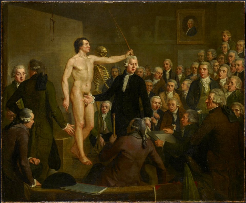 Adriaan de Lelie - Voordracht over de anatomie door Andreas Bonn voor het departement der Tekenkunde van Felix Meritis (1792)