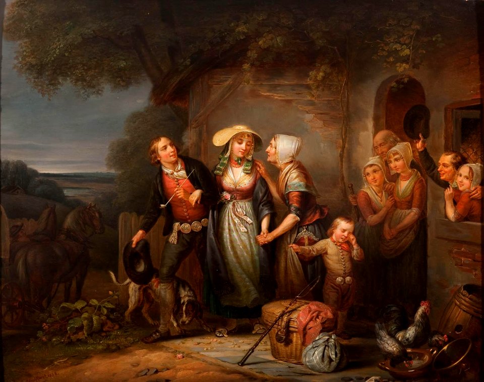 Adriaan Wulffaert - Afscheid van het bruidspaar