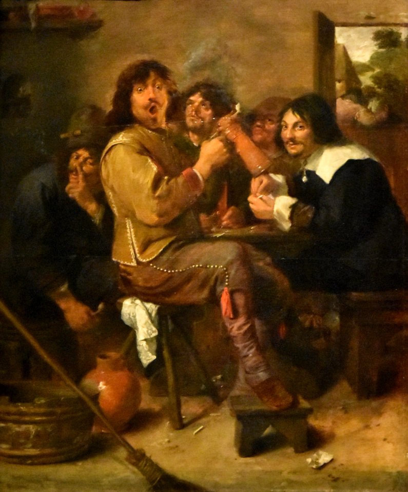 Adriaen Brouwer (ca.1605-voor1feb1638) De rokers MOU Oudenaarde 13-12-2018