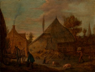 Adriaen Brouwer - The Farmyard 3770