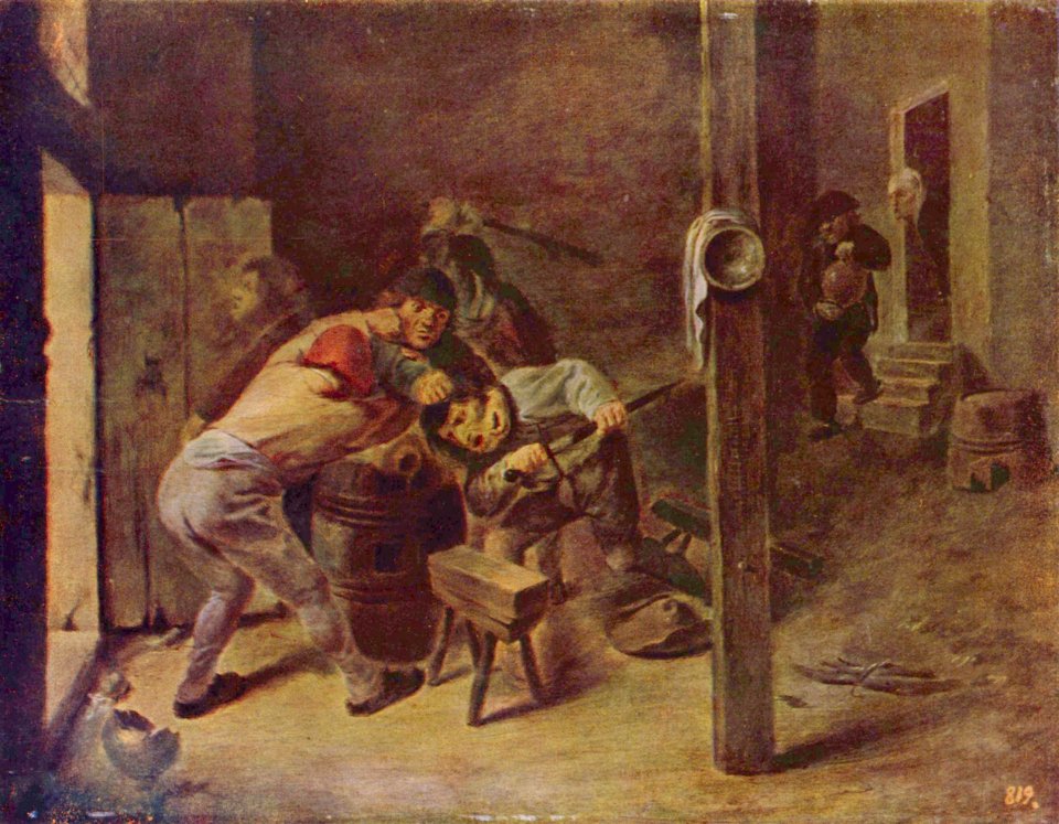 Adriaen Brouwer - The brawl