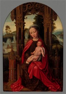 Adriaen Isenbrant - Maria met kind op een troon - 2452 (OK) - Museum Boijmans Van Beuningen